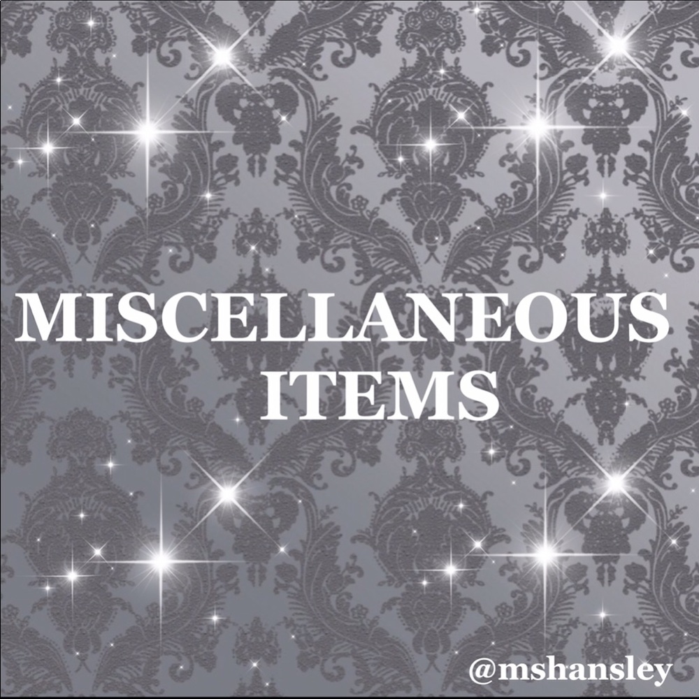 Miscellaneous Items